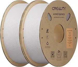 Creality Creality Hyper ABS Filament 2KG, High-Temperature Resistant, High Impact Strength, Stable Printing Performance, +/- Accuracy（White