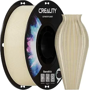 Creality Creality PETG Filament 1.75, 3D Printer Filament, Excellent Toughness High Precision, Odorless Non-Toxic Moistureproof, 1kg(2.2lbs) Glossy 3D Printing Filament for 3D Printer (Beige)
