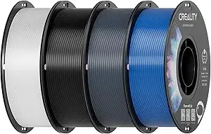 Creality Creality ABS Filament 4 kg, 3D Printer Filament Bundle, Excellent Resistance, Odorless Non-Toxic, Stability, Tough, 4 Pack(8.8 lbs)