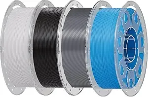 Creality Creality PLA Filament, 3D Printer Filament Bundle, Enhanced Toughness No Warp, Accuracy ± Printing for Most 3D Printers