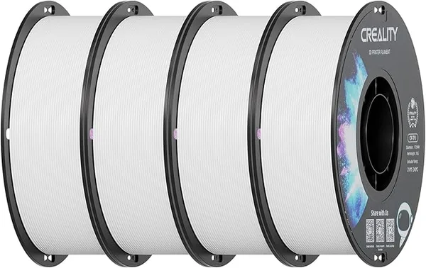 Creality Creality TPU Filament 1.75 4 kg, 95A 3D Printing Filament, High Hardness & Resilience, Soft Adhesive Material, Elastic, 1kg(2.2lbs) Flexible Filament, for 3D Printer