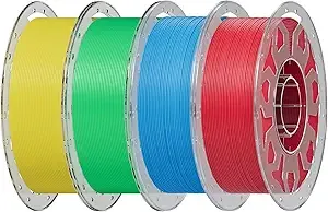 Creality Creality PLA Filament, 3D Printer Filament Bundle, Enhanced Toughness No Warp, Accuracy ± Printing for Most 3D Printers