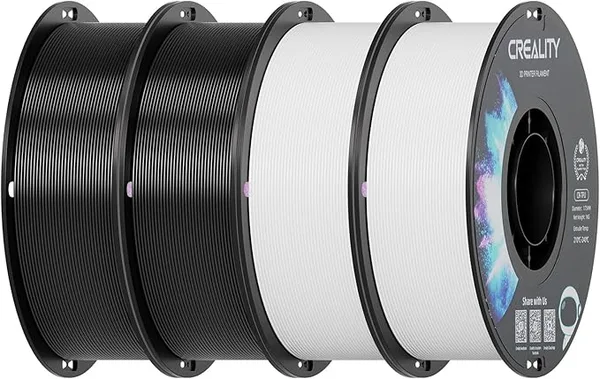 Creality Creality TPU Filament 1.75 4 kg, 95A 3D Printing Filament, High Hardness & Resilience, Soft Adhesive Material, Elastic, 1kg(2.2lbs) Flexible Filament, for 3D Printer