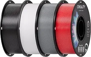 Creality Creality PETG 3D Printer Filament 4 kg, Excellent Toughness High Precision, Odorless Non-Toxic Moistureproof, Glossy PETG Filament for 3D Printer