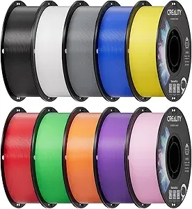 Creality Creality PETG 3D Printer Filament 10 kg, Excellent Toughness High Precision, Odorless Non-Toxic Moistureproof, Glossy PETG Filament for 3D Printer