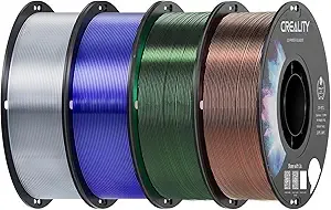 Creality Creality PETG 3D Printer Filament 4 kg, Excellent Toughness High Precision, Odorless Non-Toxic Moistureproof, Glossy PETG Filament for 3D Printer