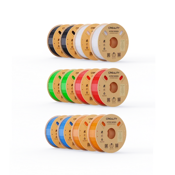Creality (New) 12 Pack  Hyper PLA 3D Printing Filament 1kg