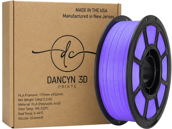 Dancyn 3D Prints PLA+ Purple