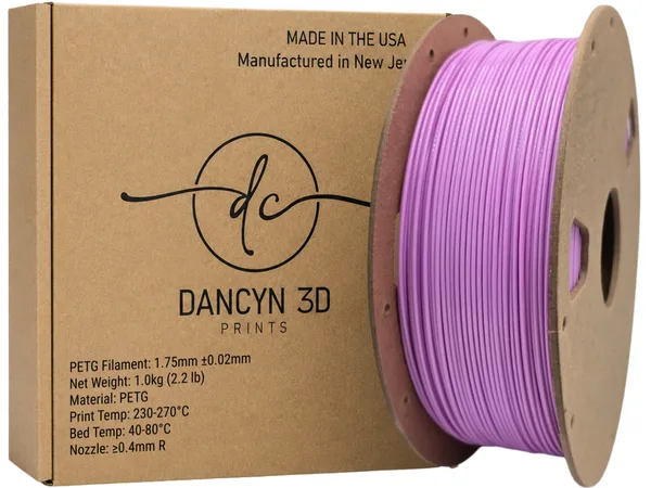 Dancyn 3D Prints PETG Purple
