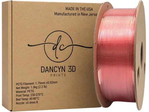 Dancyn 3D Prints PETG Pink