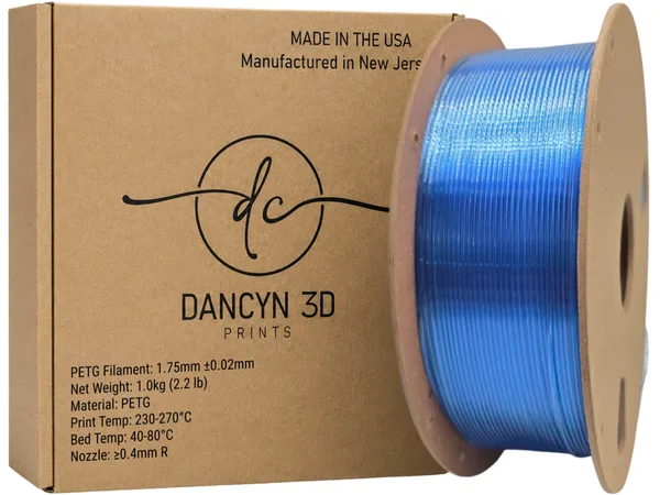 Dancyn 3D Prints PETG Blue