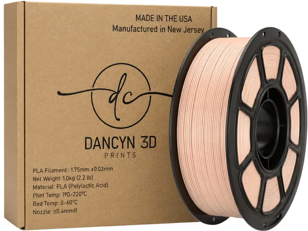Dancyn 3D Prints PLA Beige