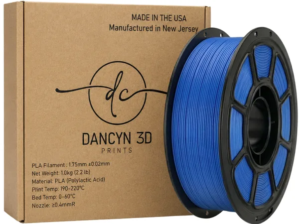 Dancyn 3D Prints PLA Blue