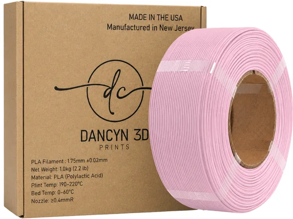 Dancyn 3D Prints PLA Pink