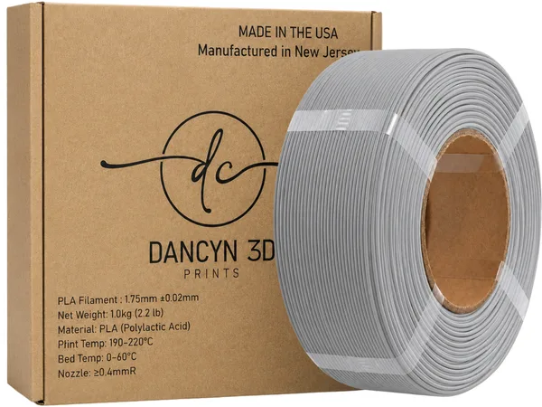 Dancyn 3D Prints PLA Gray