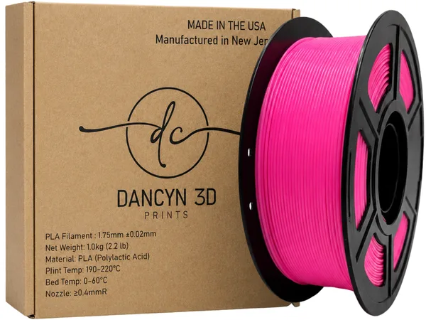 Dancyn 3D Prints PLA+ Magenta