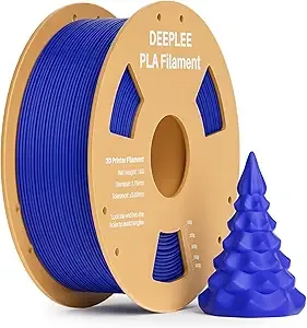 Deeplee3D DEEPLEE PLA 3D Printer Filament, Dimensional Accuracy +/-, Neatly Wound, No Clogging, Vacuum Package, Fits for Most FDM 3D Printers, Cardboard Spool 1kg Dark Blue