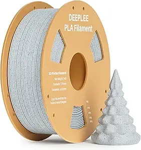Deeplee3D DEEPLEE PLA 3D Printer Filament, Dimensional Accuracy +/-, Neatly Wound, No Clogging, Vacuum Package, Fits for Most FDM 3D Printers, 1kg Marble