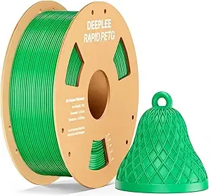 Deeplee3D DEEPLEE Rapid PETG Filament, High Speed PETG 3D Printer Filament Up to/s, Dimensional Accuracy +/-, Fits for Most FDM 3D Printers, 1kg Green