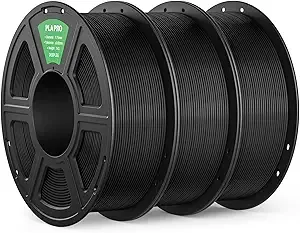 Deeplee3D DEEPLEE PLA PRO Filament, Stronger Toughness 3D Printer Filament, PLA Filament Dimensional Accuracy +/-, Neatly Wound, Fits Most FDM 3D Printer, 3 Pack Black