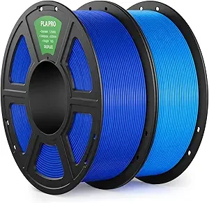 Deeplee3D DEEPLEE PLA PRO Filament, Stronger Toughness 3D Printer Filament, PLA Filament Dimensional Accuracy +/-, Neatly Wound, Fits Most FDM 3D Printer, Blue & Sky Blue