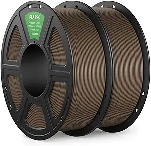 Deeplee3D DEEPLEE PLA PRO Filament, Stronger Toughness 3D Printer Filament, PLA Filament Dimensional Accuracy +/-, Neatly Wound, Fits Most FDM 3D Printer, 2KG Brown