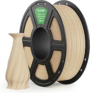Deeplee3D DEEPLEE PLA PRO Filament, Stronger Toughness 3D Printer Filament, PLA Filament Dimensional Accuracy +/-, Neatly Wound, Fits Most FDM 3D Printer, 1KG Beige