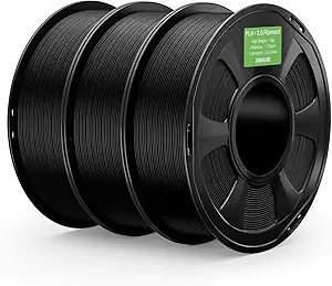 Deeplee3D DEEPLEE PLA+ 2.0 Filament, Stronger Toughness 3D Printer Filament, Black 3KG, Upgrade PLA Plus 3D Printer Filament, High Speed PLA+ Filament for Most FDM 3D Drucker