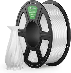 Deeplee3D DEEPLEE PLA PRO Filament, Stronger Toughness 3D Printer Filament, PLA Filament Dimensional Accuracy +/-, Neatly Wound, Fits Most FDM 3D Printer, 1KG Translucent