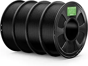 Deeplee3D DEEPLEE PLA+ 2.0 Filament, Stronger Toughness 3D Printer Filament, Black 4KG, Upgrade PLA Plus 3D Printer Filament, High Speed PLA+ Filament for Most FDM 3D Drucker