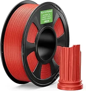 Deeplee3D DEEPLEE PLA+ 2.0 Filament, Stronger Toughness 3D Printer Filament, Red 1KG, Upgrade PLA Plus 3D Printer Filament, High Speed PLA+ Filament for Most FDM 3D Drucker