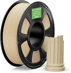 Deeplee3D DEEPLEE PLA+ 2.0 Filament, Stronger Toughness 3D Printer Filament, Beige 1KG, Upgrade PLA Plus 3D Printer Filament, High Speed PLA+ Filament for Most FDM 3D Drucker