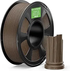 Deeplee3D DEEPLEE PLA+ 2.0 Filament, Stronger Toughness 3D Printer Filament, Brown 1KG, Upgrade PLA Plus 3D Printer Filament, High Speed PLA+ Filament for Most FDM 3D Drucker