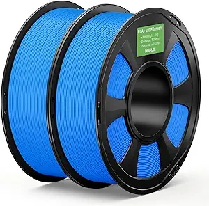 Deeplee3D DEEPLEE PLA+ 2.0 Filament, Stronger Toughness 3D Printer Filament, Sky Blue 2KG, Upgrade PLA Plus 3D Printer Filament, High Speed PLA+ Filament for Most FDM 3D Drucker