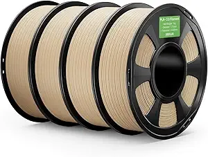 Deeplee3D DEEPLEE PLA+ 2.0 Filament, 3D Printer Filament, Upgrade PLA Plus 3D Printer Filament, High Speed PLA+ Filament for Most FDM 3D Printer, Beige 4kg