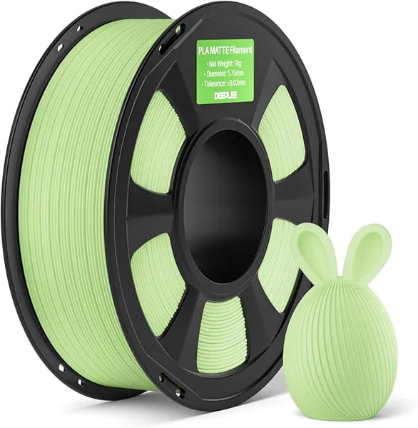 Deeplee3D DEEPLEE Matte PLA Filament, 1kg Mint Green, 3D Printer Filament Dimensional Accuracy +/-, Smooth Texture, Fits for Most FDM 3D Printers