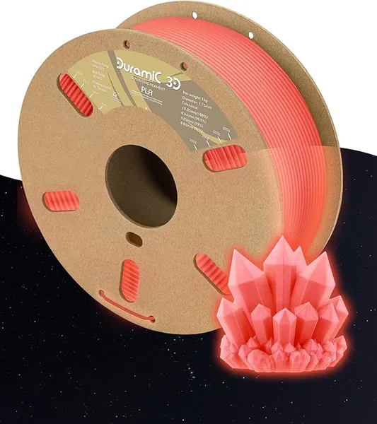 DURAMIC 3D PLA Red to Glow Red