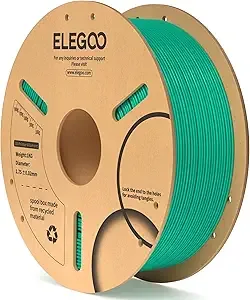 Elegoo ELEGOO PLA Filament Sea Green 1KG, 3D Printer Filament Dimensional Accuracy +/-, 1kg Cardboard Spool(2.2lbs) 3D Printing Filament Fits for Most FDM 3D Printers