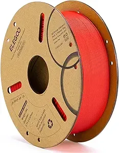 Elegoo ELEGOO PLA Filament Red 1KG, 3D Printer Filament Dimensional Accuracy +/-, 1kg Cardboard Spool(2.2lbs) 3D Printing Filament Fits for Most FDM 3D Printers