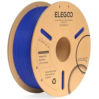 Elegoo ELEGOO PLA Plus Filament Dark Blue 1KG, PLA+ Tougher and Stronger 3D Printer Filament Dimensional Accuracy +/-, 1kg Spool(2.2lbs) Fits for Most FDM 3D Printers