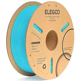 Elegoo ELEGOO PLA Plus Filament Sky Blue 1KG, PLA+ Tougher and Stronger 3D Printer Filament Dimensional Accuracy +/-, 1kg Spool(2.2lbs) Fits for Most FDM 3D Printers