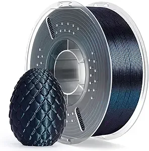 Elegoo ELEGOO PLA Filament Galaxy Black 1KG, Shiny 3D Printer Filament Dimensional Accuracy +/-, 1kg Spool(2.2lbs) 3D Printing Filament for Most FDM 3D Printers