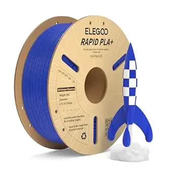 Elegoo ELEGOO Rapid PLA Plus Filament Blue 1KG, PLA+ 3D Printer Filament for/s High Speed Printing, Dimensional Accuracy +/-, 1kg Cardboard Spool(2.2lbs)