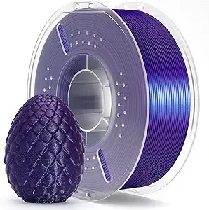 Elegoo ELEGOO PLA Filament Galaxy Purple 1KG, Shiny 3D Printer Filament Dimensional Accuracy +/-, 1kg Spool(2.2lbs) 3D Printing Filament Fits for Most FDM 3D Printers