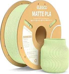 Elegoo ELEGOO Matte PLA Filament Mint Green 1KG 3D Printer Filament Dimensional Accuracy +/-, 1kg Carboard Spool (2.2lbs) Fits for Most FDM 3D Printers