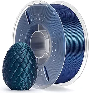 Elegoo ELEGOO PLA Filament Galaxy Peacock Blue 1KG, Shiny 3D Printer Filament Dimensional Accuracy +/-, 1kg Spool(2.2lbs) 3D Printing Filament Fits for Most FDM 3D Printers