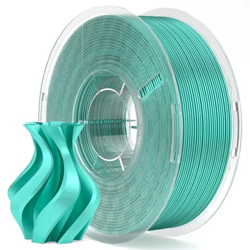 Elegoo ELEGOO Silk PLA Filament Mint Green 1KG, Shiny 3D Printer Filament Dimensional Accuracy +/-, 1kg Spool(2.2lbs) Fits for Most FDM 3D Printers