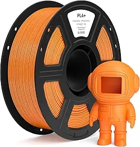 Elegoo ELEGOO PLA+ Filament Orange 1KG, High Toughness PLA Plus 3D Printer Filament Dimensional Accuracy +/-, 1kg Spool(2.2lbs) Fits for Most FDM 3D Printers