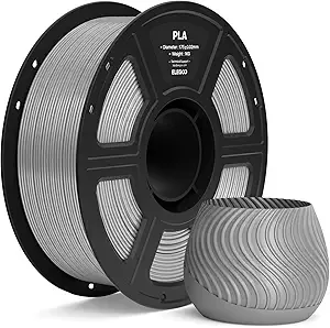 Elegoo ELEGOO PLA Filament Gray 1KG, 3D Printer Filament Dimensional Accuracy +/-, 1kg Spool(2.2lbs) Fit Most FDM 3D Printers