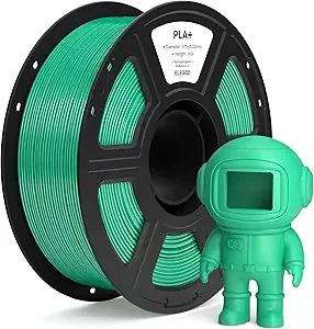 Elegoo ELEGOO PLA+ Filament Sea Green 1KG, High Toughness PLA Plus 3D Printer Filament Dimensional Accuracy +/-, 1kg Spool(2.2lbs) Fits for Most FDM 3D Printers